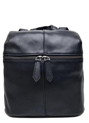 Оригинальный рюкзак натуральная кожа черный арт.8598 black (китай)