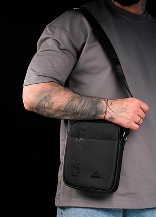 Сумка через плечо lacoste black тр6955 7