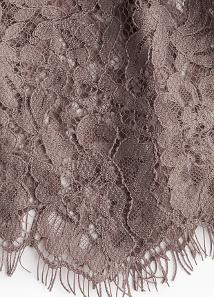 Кружевной топ h&m edition lace top - s 2