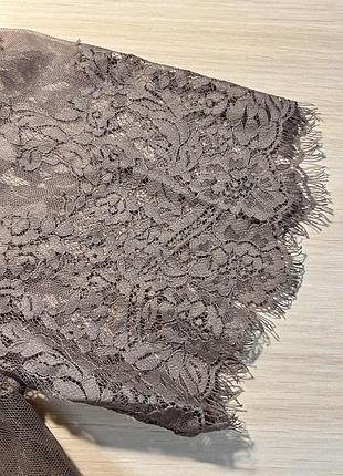 Кружевной топ h&m edition lace top - s 8