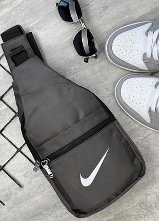 Сумка через плече слинг n grey рг6172