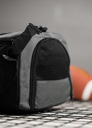 Спортивная сумка n black/grey тр6701 5