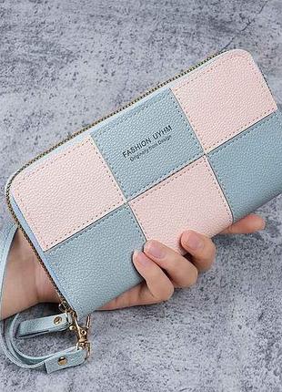 Кошелек женский 20*11*2,5см микс экокожа 653-1 тм китай