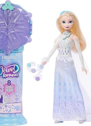 Набір-сюрприз з лялькою ельза disney frozen сяйво самоцвітів (jjy36)