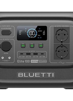 Зарядная станция bluetti elite 100 v2 1024вт·ч, 284444ма·ч, 1800вт