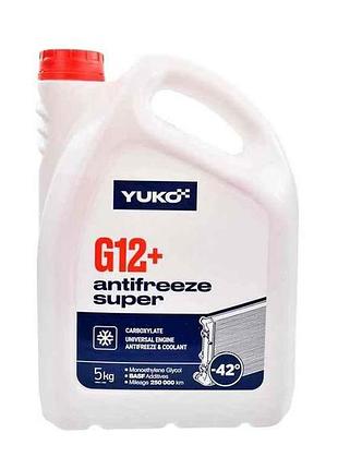 Антифриз antifreeze-42 (super g12 carboxylate) красный 5кг тм yuko