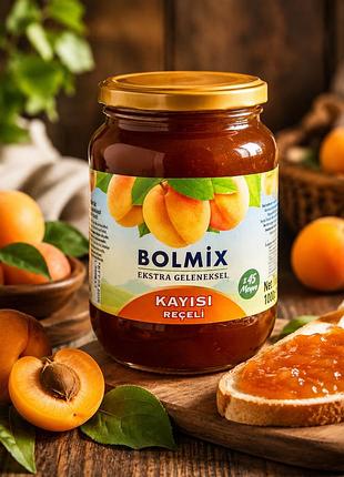 Варенье абрикосовое bolmix kayısı reçeli 1 кг, 45% фруктов, турция
