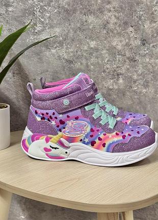 33.5 34 35 36 , нові дитячі черевики skechers unicorn на дівчинку