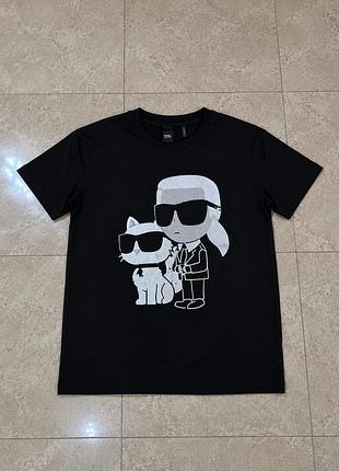 Женская футболка karl lagerfeld m