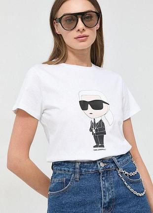 Жіноча футболка karl lagerfeld l