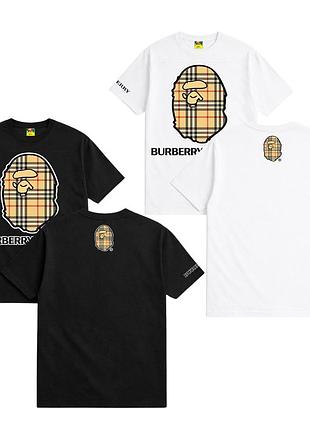 Футболка bape x burberry