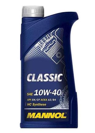 Масло моторне напівсинтетичне classic sae 10w-40 1л тм mannol