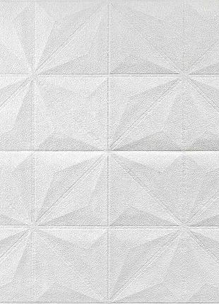 Панель потолочная 3d 700 * 700 * 5мм 116 белый бриллиант (sd) sw-000008 тм sticker wall