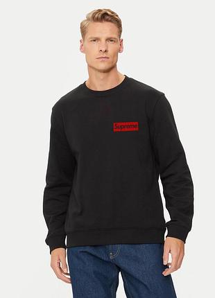 Мужской свитшот на флисе supreme xl