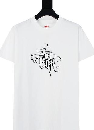 Мужская оверсайз футболка supreme