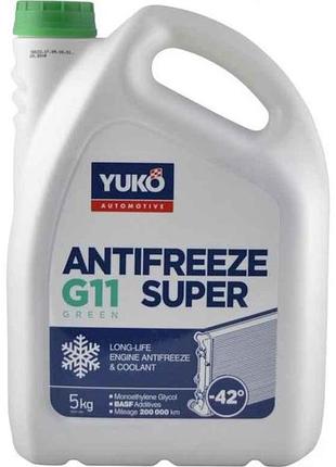 Антифриз antifreeze-40 (super g11) зеленый 5кг тм yuko