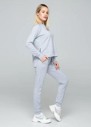 Женский костюм poncho, серый