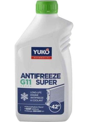 Антифриз antifreeze-40 (super g11) зеленый 1кг тм yuko