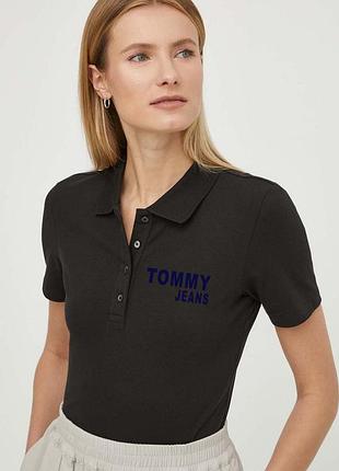 Жіноча футболка - поло tommy hilfiger xl