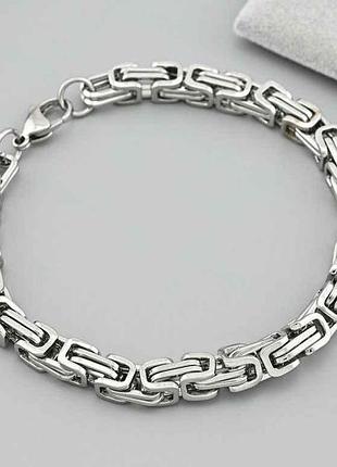 Браслет з сталі ахіллес 40798 6мм р.22 тм xuping