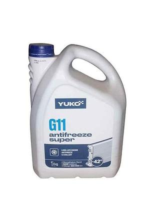 Антифриз antifreeze-40 (super g11) синий 5кг тм yuko