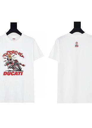Мужская оверсайз футболка supreme