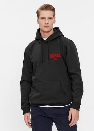 Мужское худи на флисе diesel xl
