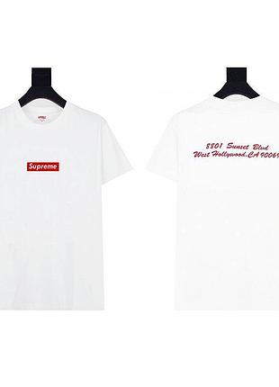 Мужская оверсайз футболка supreme