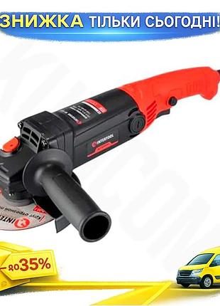 Ku шлифмашина кутова intertool universal fit 860 вт 125 мм болгарка для шліфування металу дерева бетон uni2l_k