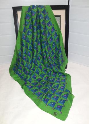 Винтажный шёлковый платок1 фото