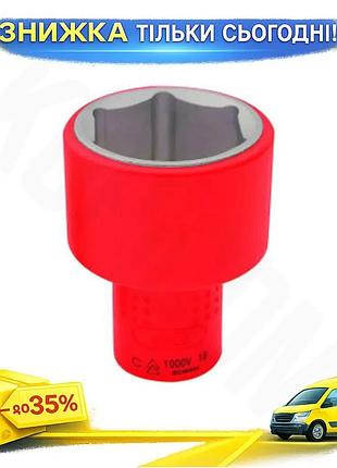 Головка торцевая king tony 1/2" 11 мм vde 4335ve11m для электроработ с изоляцией ku-22