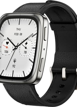 Смарт-часы amazfit active 2s 1,75" amoled bluetooth 5.2 gps nfc wr50 silver/black (w2440gl3n)