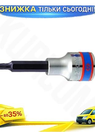 Головка торцевая king tony t27h 80мм с битой 1/2" звездообразная torx для крепежа 403727 ku-22