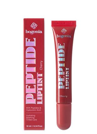 Бальзам для губ пептидний bogenia peptide lip tint (bg713), 003 cherry вишневий