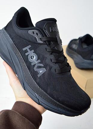 Hoka one one challenger black черные 4