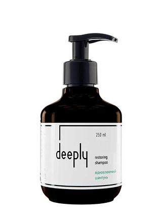 Шампунь для волос восстанавливающий deeply restoring shampoo с церамидами, 250 мл daily skin care