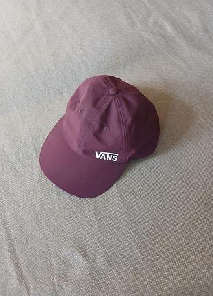 Стильная бордовая кепка vans / бейсболка ванс (оригинал)