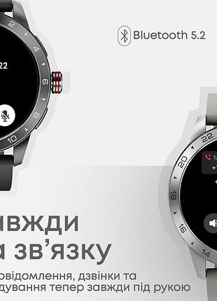 Смарт-часы hifuture flex2 1,39" tft bluetooth 5.2 ip68 silver (flex2.silver) 5