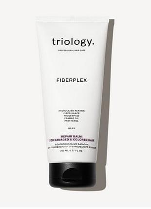 Бальзам для поврежденных и окрашенных волос triology fiberplex 200 мл
