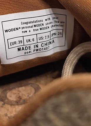 Кожаные кроссовки woden оригинал 6