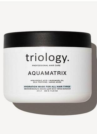 Маска для волос увлажняющая triology aquamatrix с гиалуроновой кислотой 330 г