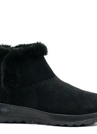 Замшеві черевики skechers on-the-go joy