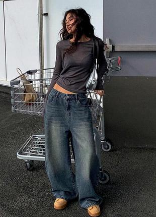 Джинсы багги, baggy.