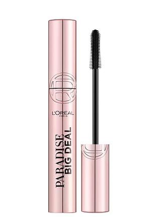Туш для вій l'oreal paris paradise big deal mascara подовження та об’єм, 9,9 мл