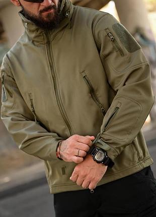 Тактичесая куртка softshell element oliva ра4969 3