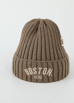 Шапка весной boston цвет серый 10698, размер 50