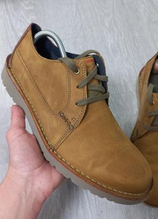 Кожаные мужские туфли clarks 2