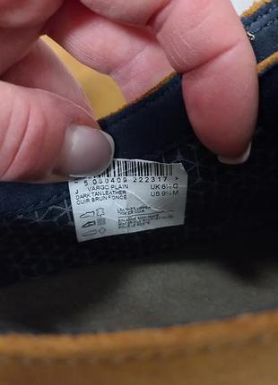 Кожаные мужские туфли clarks 10