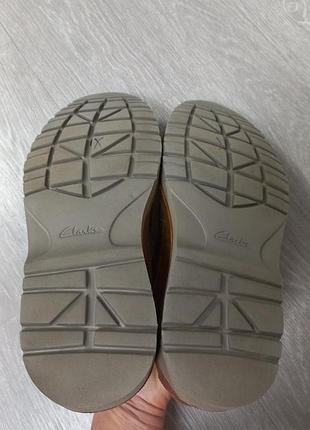 Кожаные мужские туфли clarks 9