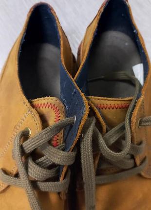 Кожаные мужские туфли clarks 6